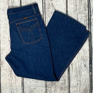 Wrangler No Fault Denim Jeans Blue Made in USA Mens Pants Fashion Cowboy